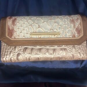 NWT Brahmin Leather Checkbook Wallet